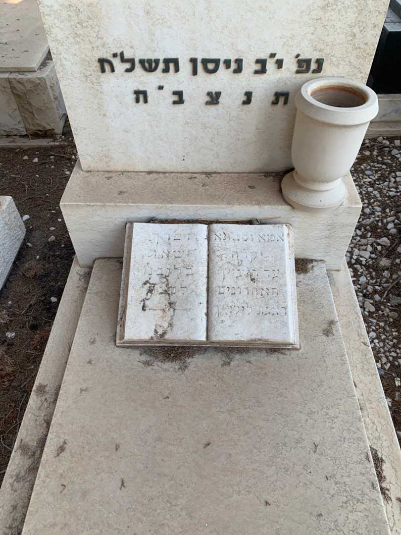 קברו של חיה גורפינקל לב. תמונה 2