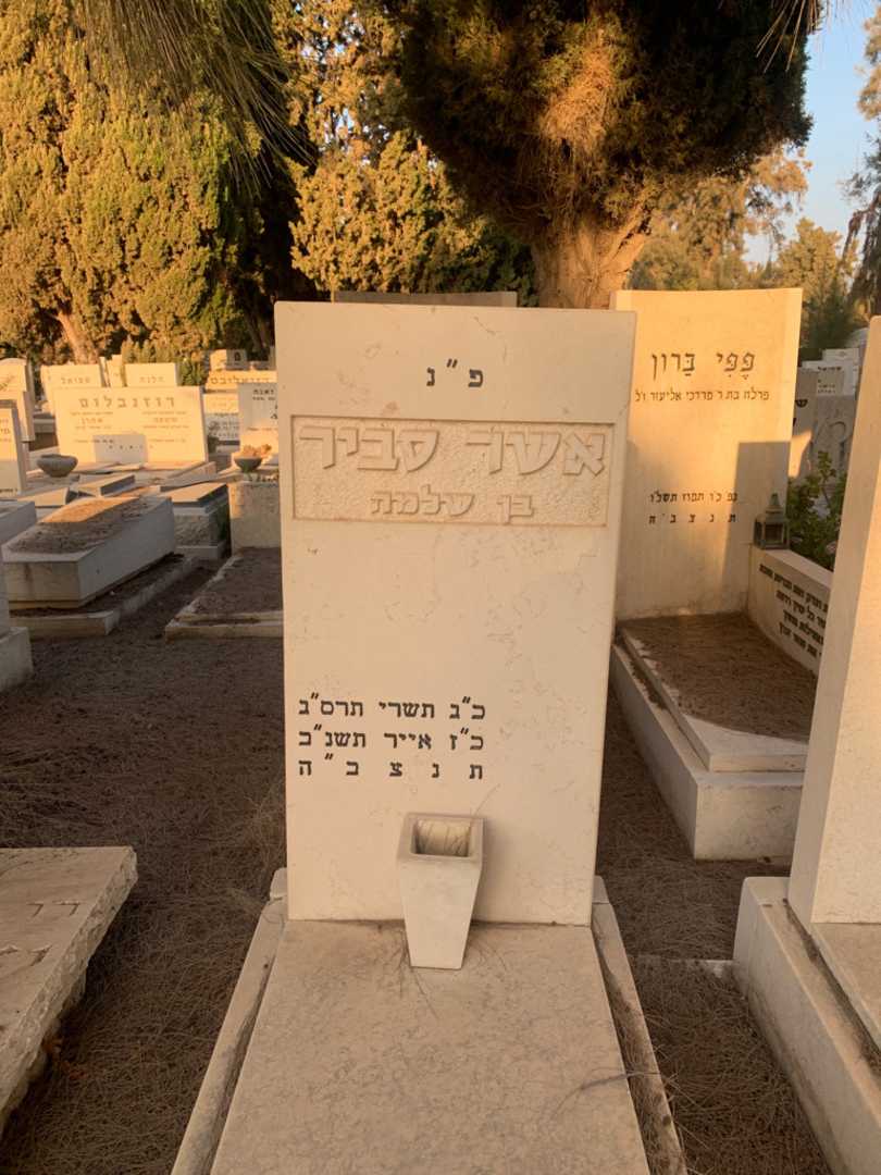 קברו של אשר סביר