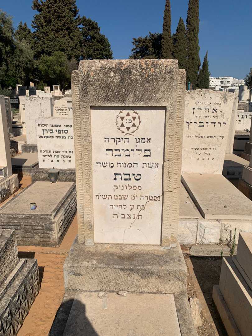 קברו של פלומבה טבת