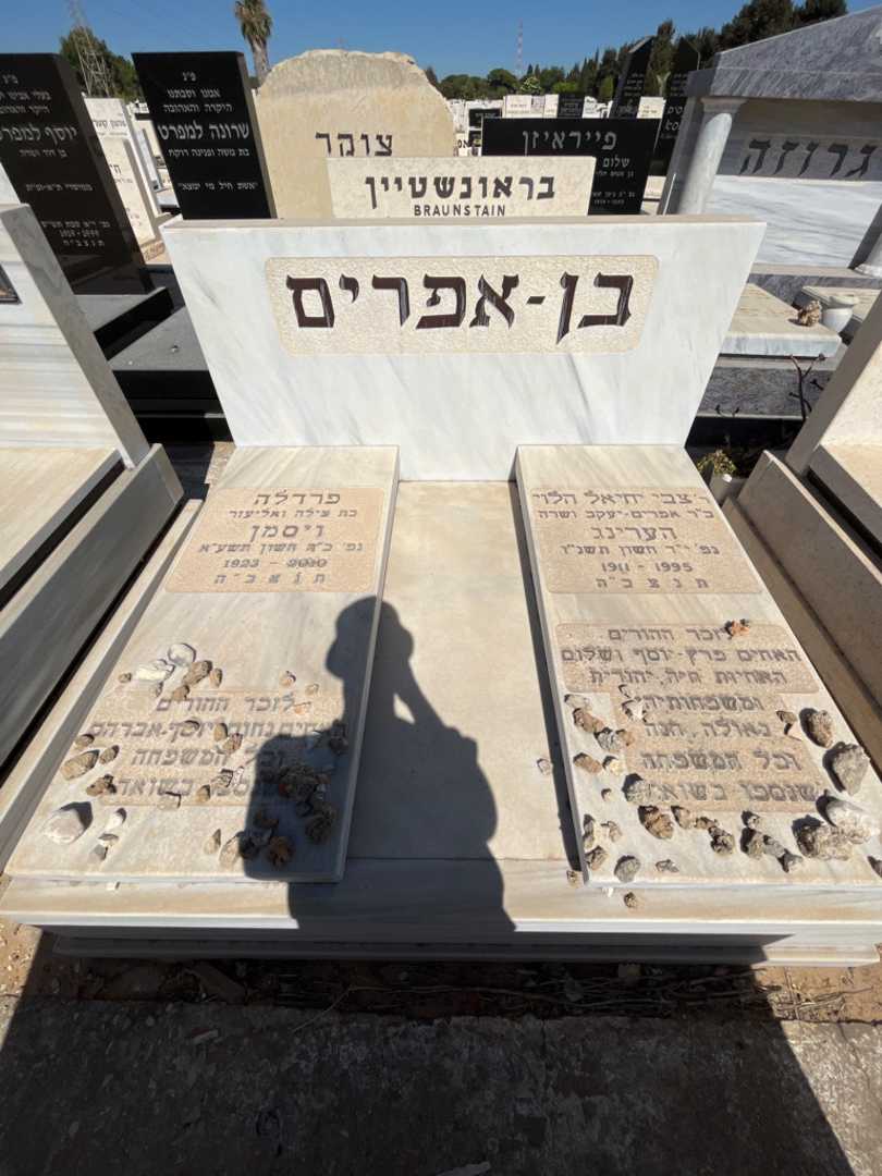 קברו של פרדלה בן-אפרים ויסמן. תמונה 2