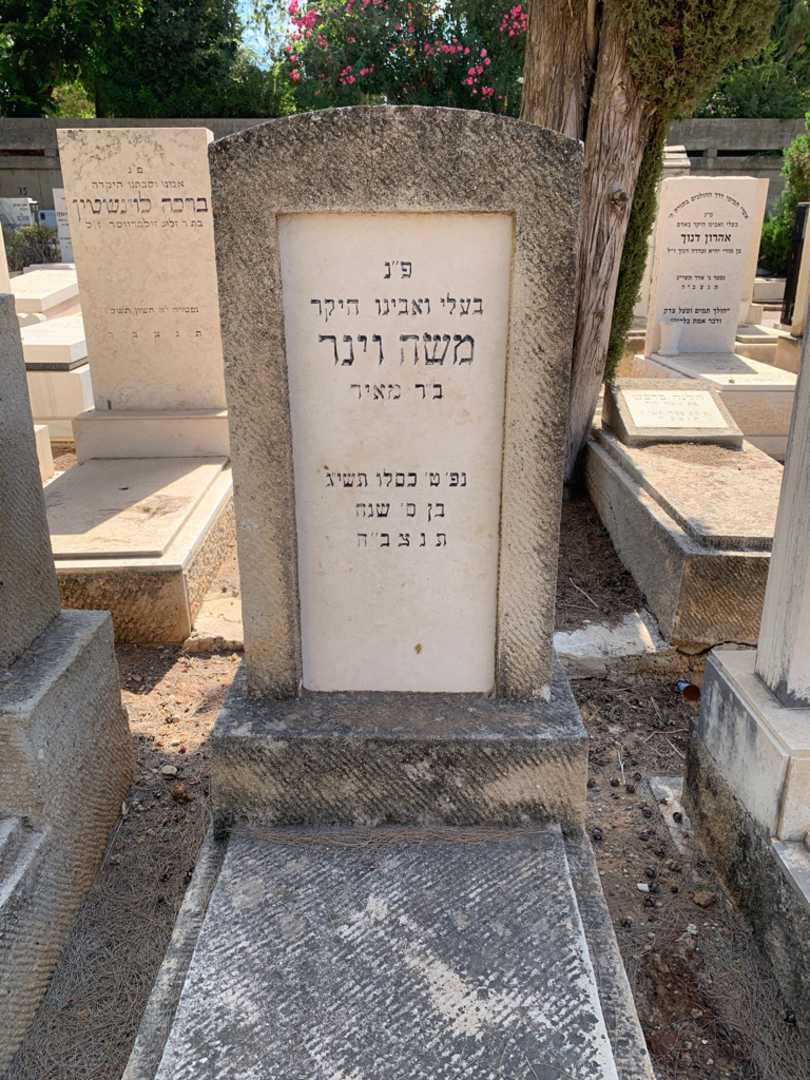 קברו של משה וינר