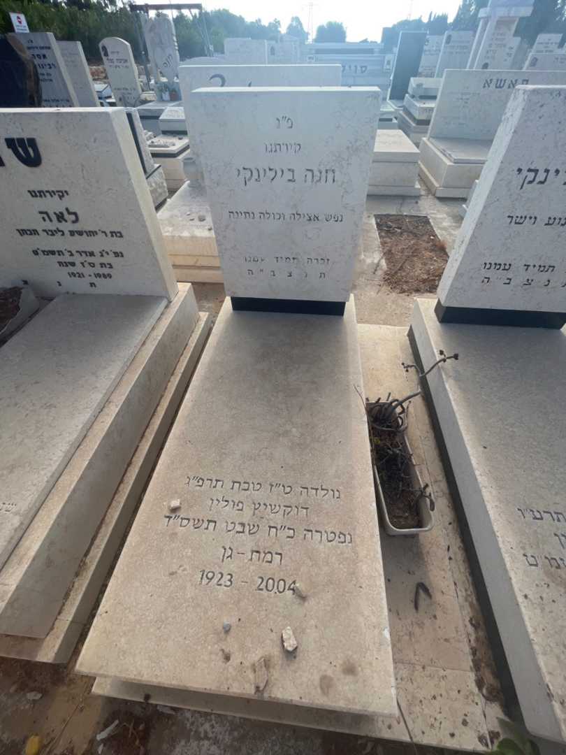 קברו של חנה בילינקי. תמונה 2