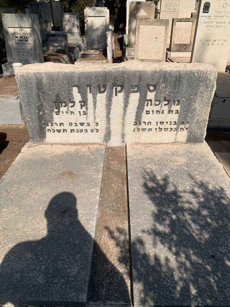 קברו של מלכה ספקטור. תמונה 1