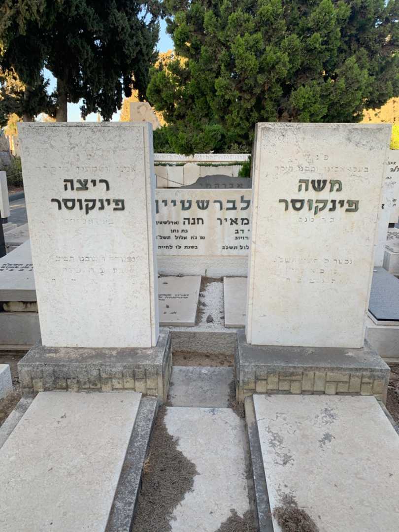 קברו של משה פינקוסר. תמונה 1