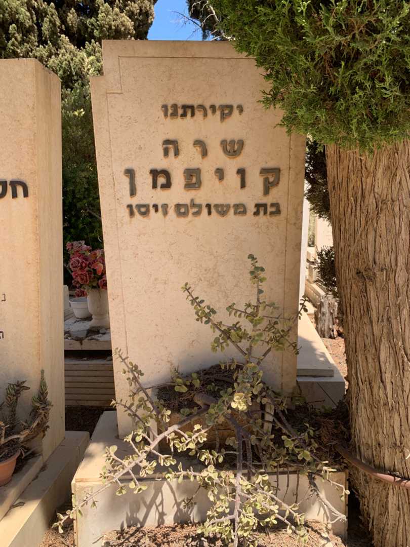 קברו של שרה קויפמן. תמונה 1