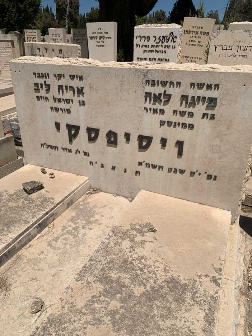 קברו של פייגה לאה ויסיפסקי. תמונה 3