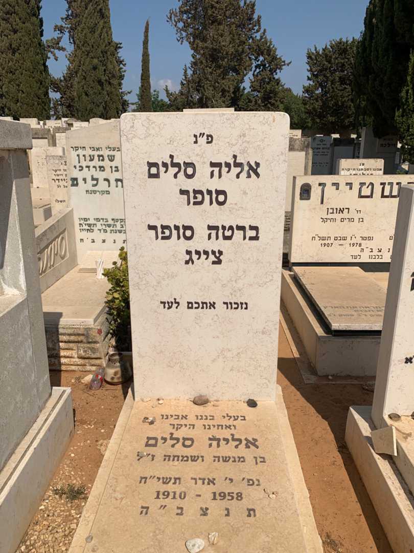 קברו של ברטה סופר צייג. תמונה 1