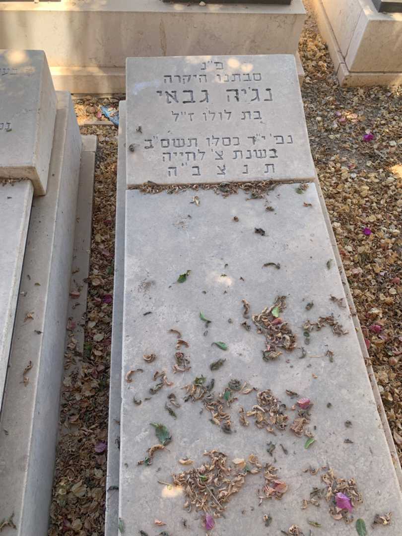 קברו של נג׳יה גבאי