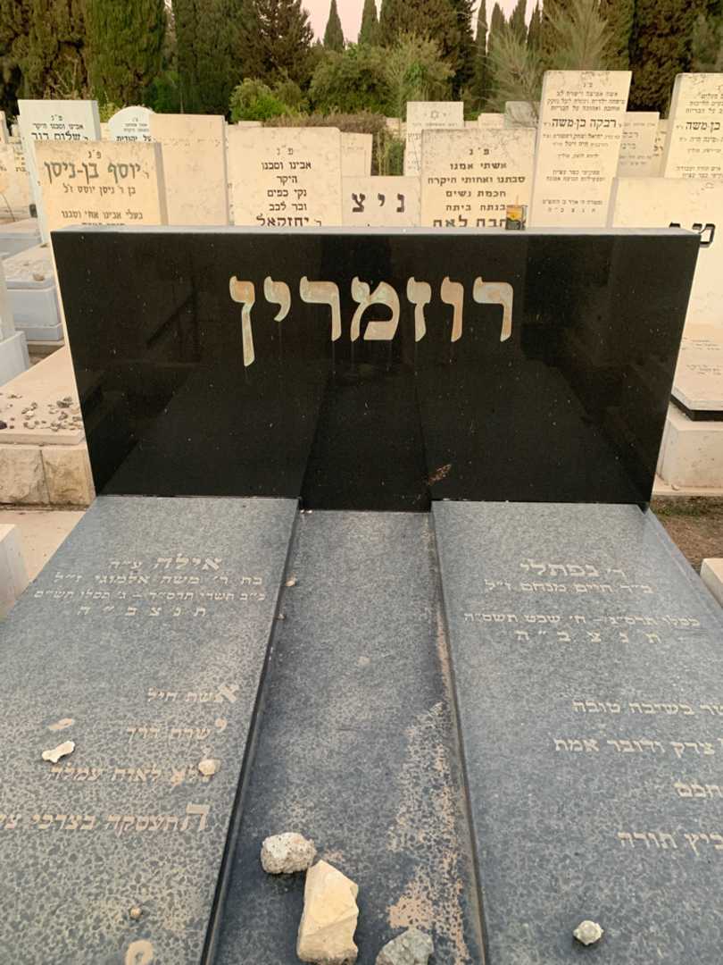 קברו של אילה רוזמרין. תמונה 1