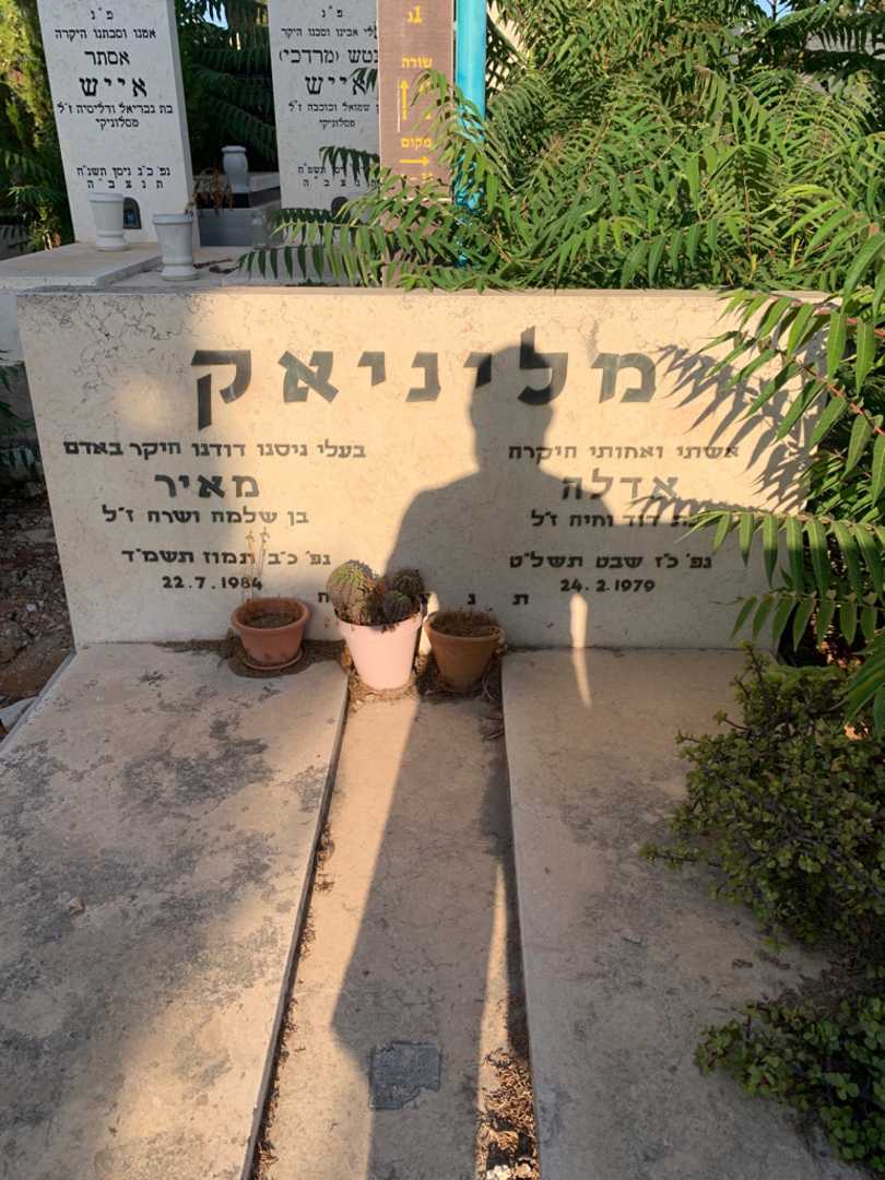 קברו של מאיר מליניאק. תמונה 1