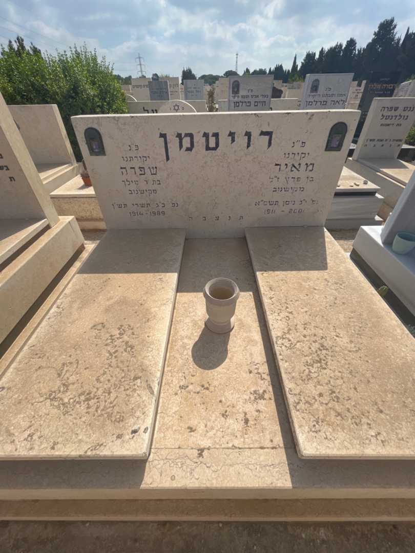 קברו של מאיר רויטמן. תמונה 1