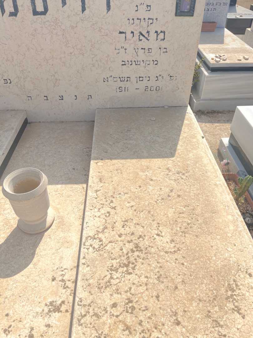 קברו של מאיר רויטמן. תמונה 2
