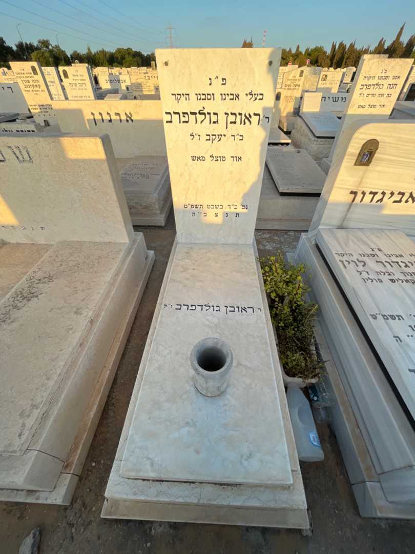 קברו של ראובן גולדפרב