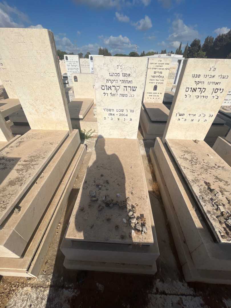 קברו של שרה קראוס. תמונה 2