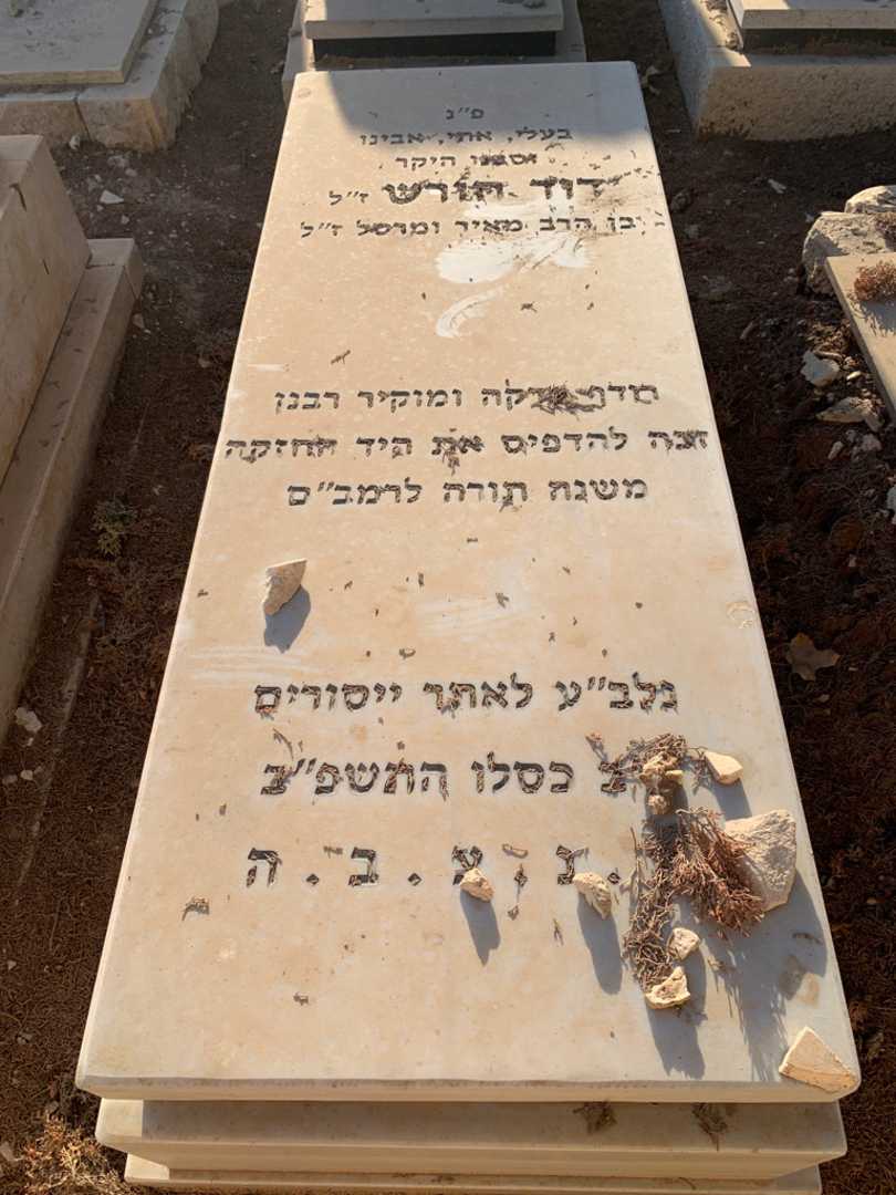 קברו של דוד חורש