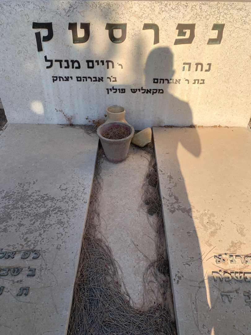 קברו של נחה נפרסטק. תמונה 1