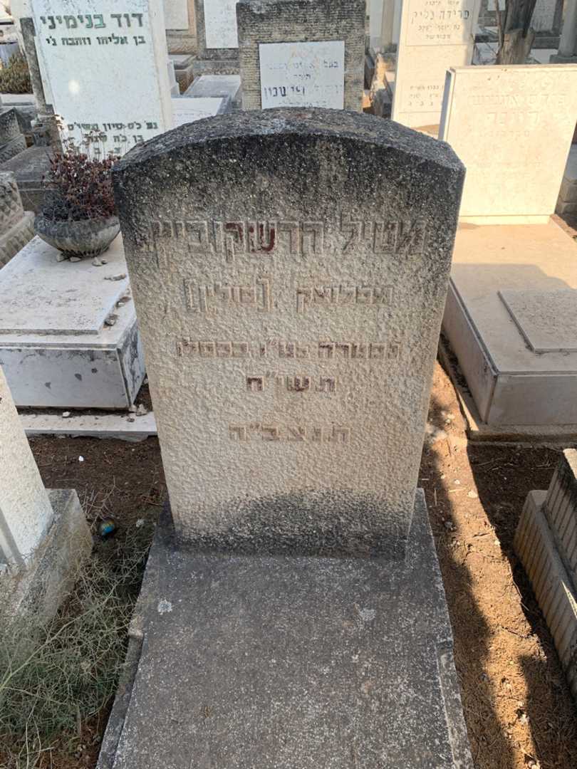 קברו של מטיל הרשקוביץ