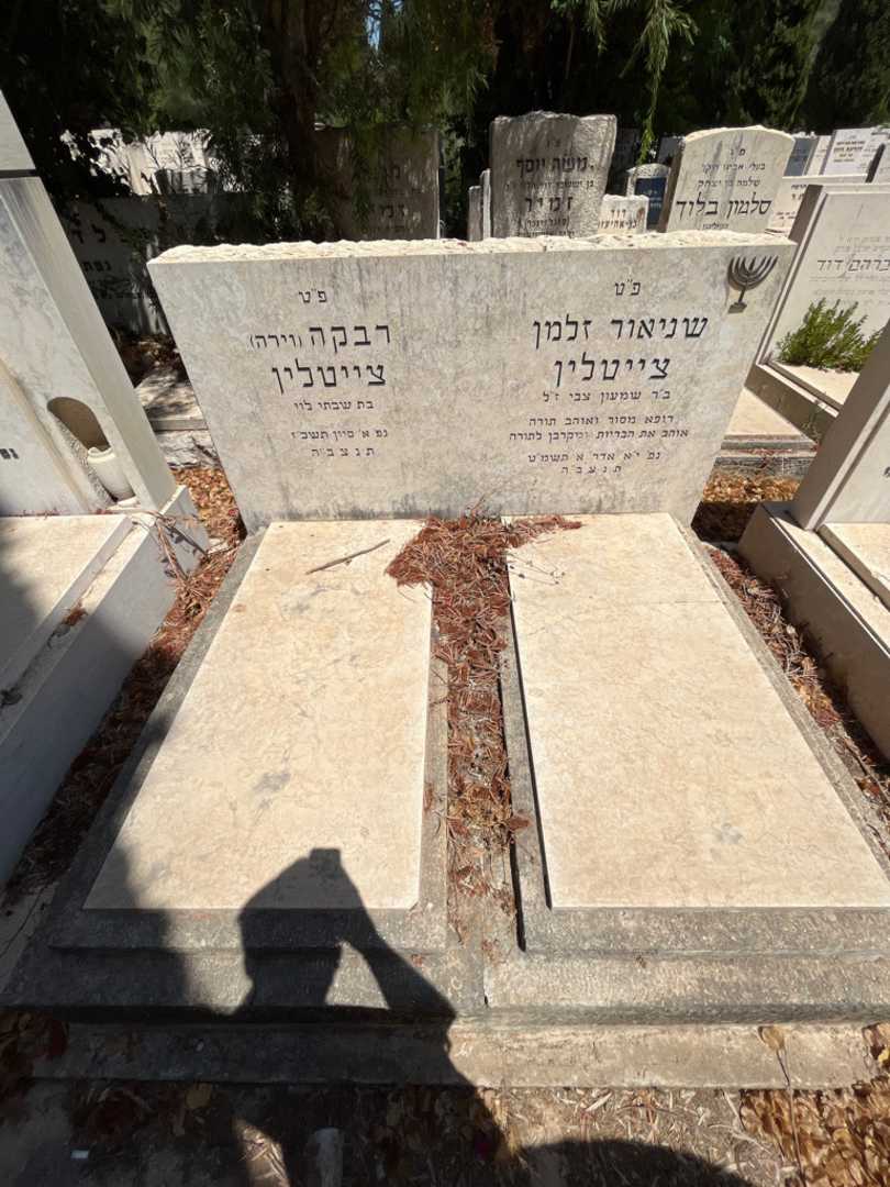 קברו של רבקה "וירה" צייטלין. תמונה 2