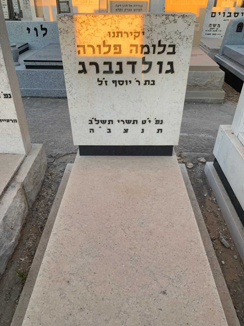 קברו של בלומה פלורה גולדנברג