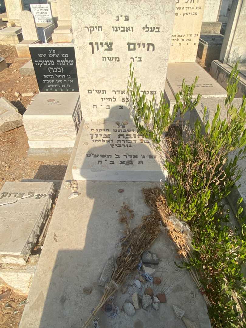 קברו של אהובה ציון גורביץ