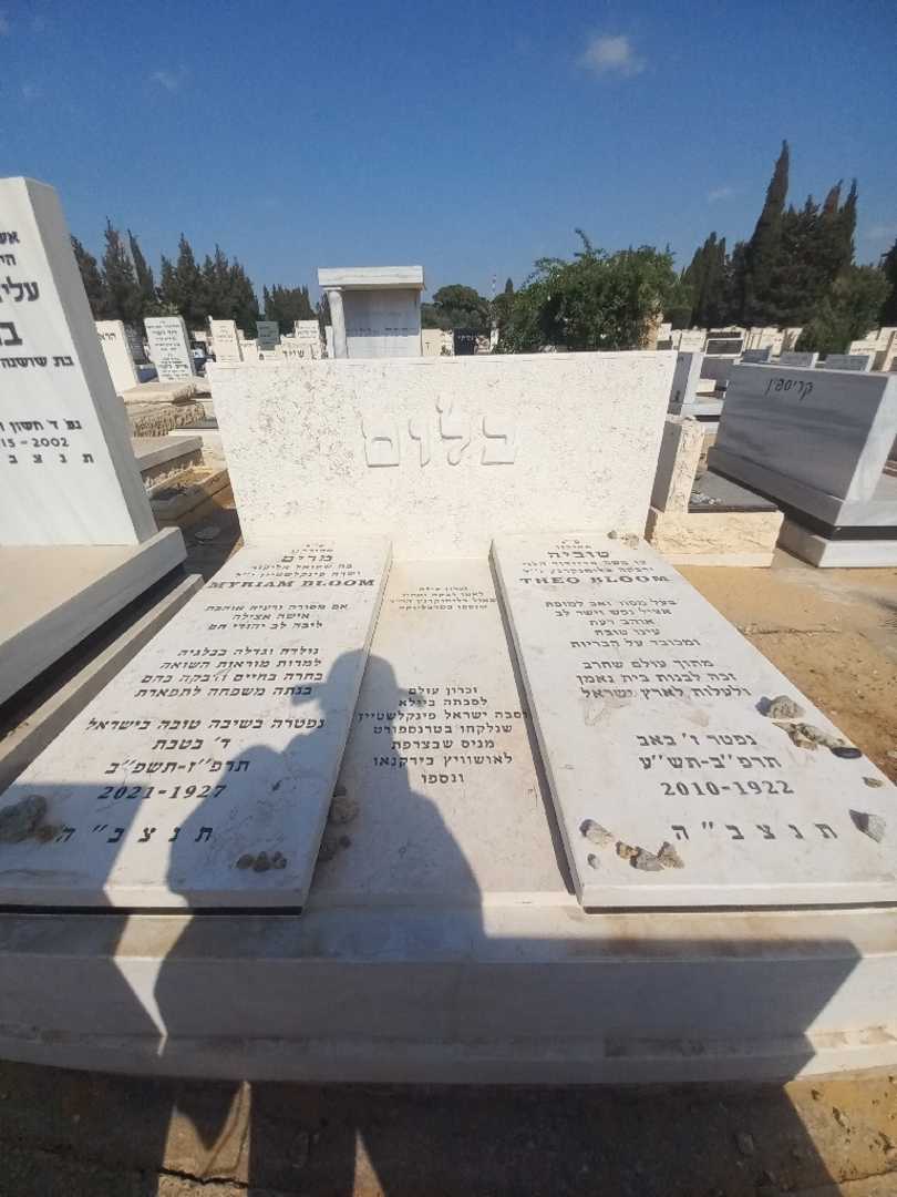 קברו של טוביה בלום. תמונה 2