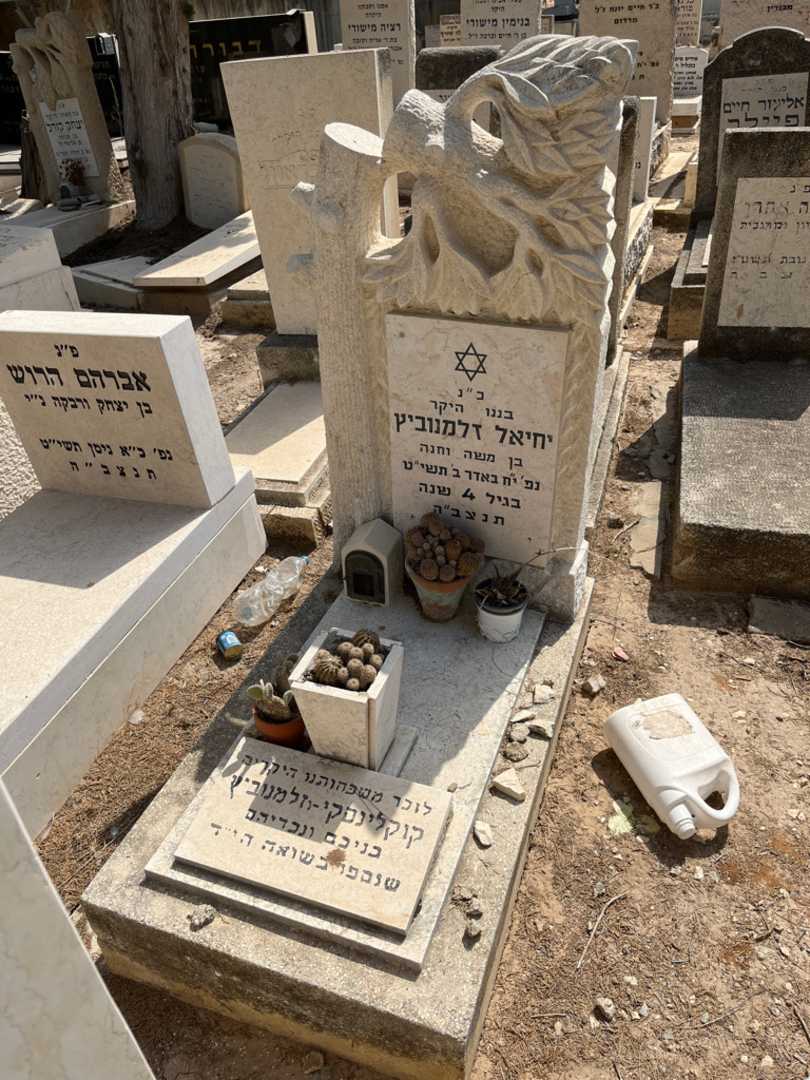 קברו של יחיאל זלמנוביץ