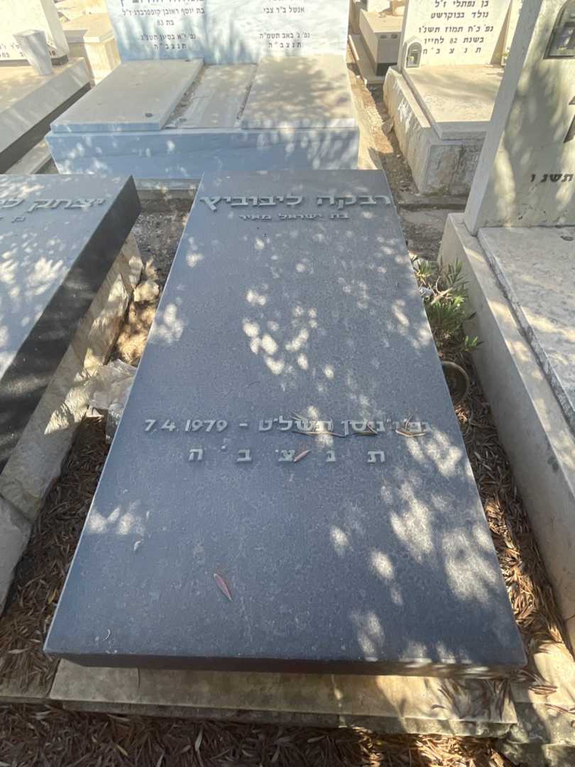 קברו של רבקה ליבוביץ. תמונה 2