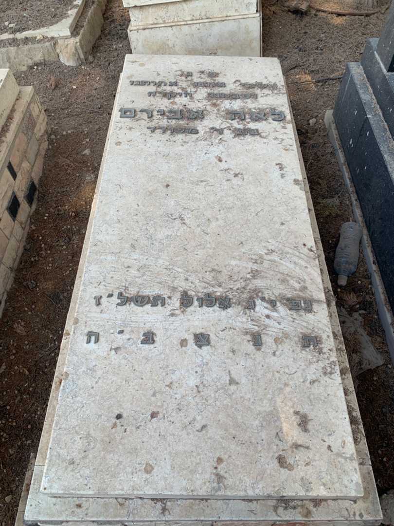 קברו של לאה אבירם. תמונה 1