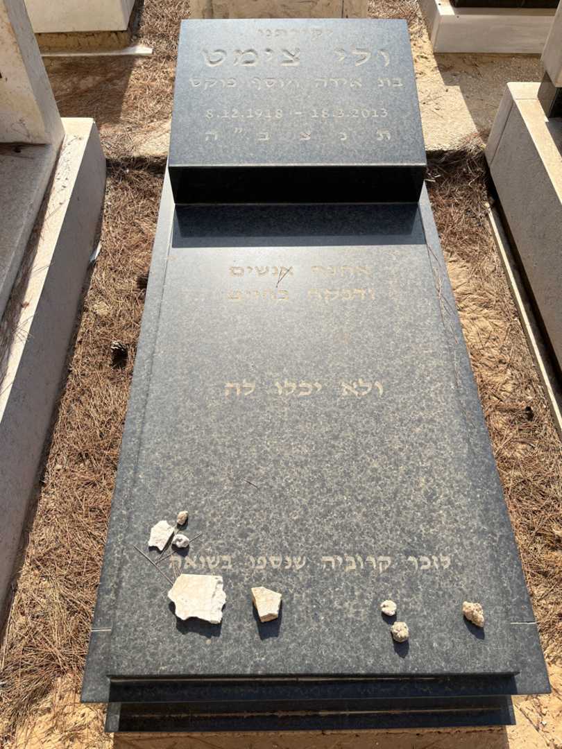 קברו של ולי צימט