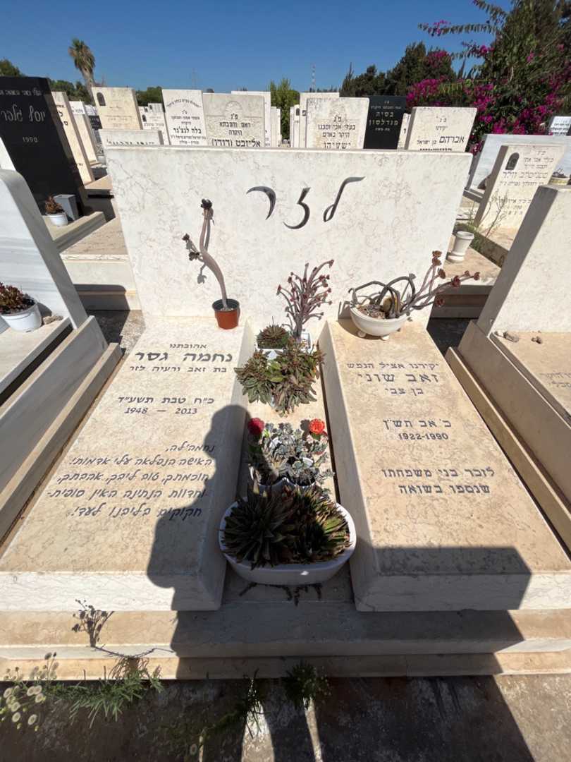 קברו של זאב שוני לזר. תמונה 2