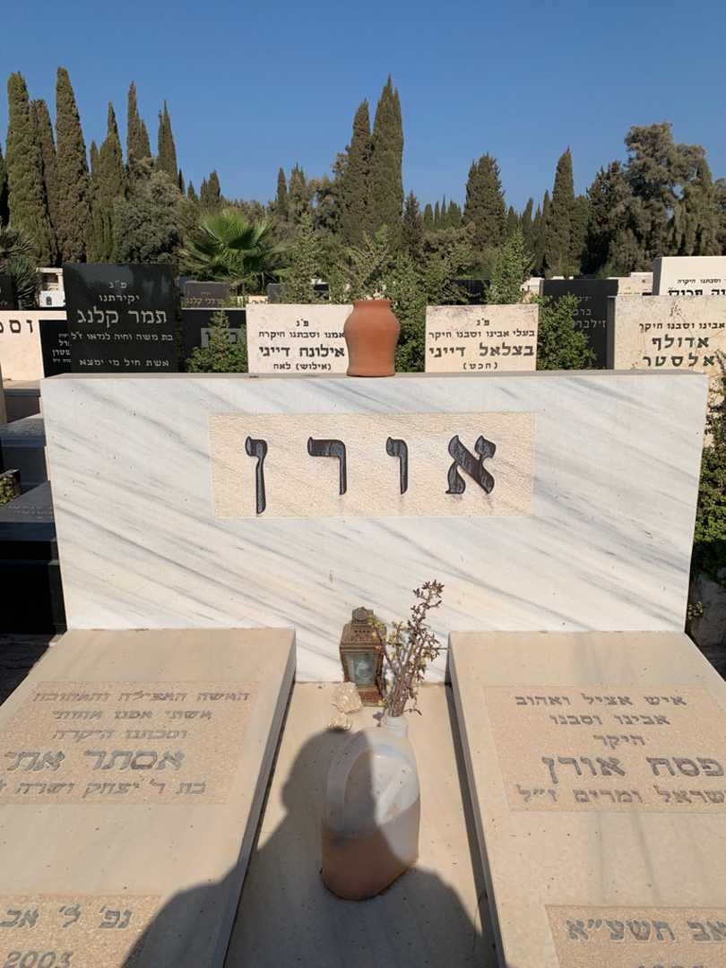 קברו של אסתר אתי אורן. תמונה 1