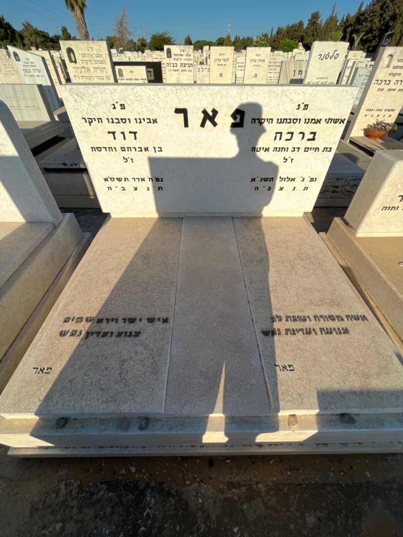 קברו של דוד פאר. תמונה 2