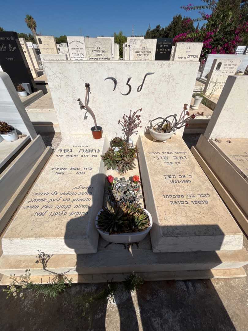 קברו של נחמה גסר לזר. תמונה 1