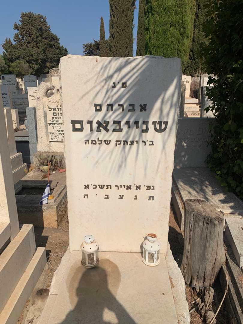 קברו של אברהם שנייבאום