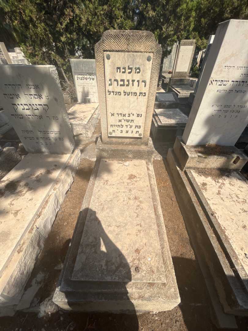 קברו של מלכה רוזנברג מנדל