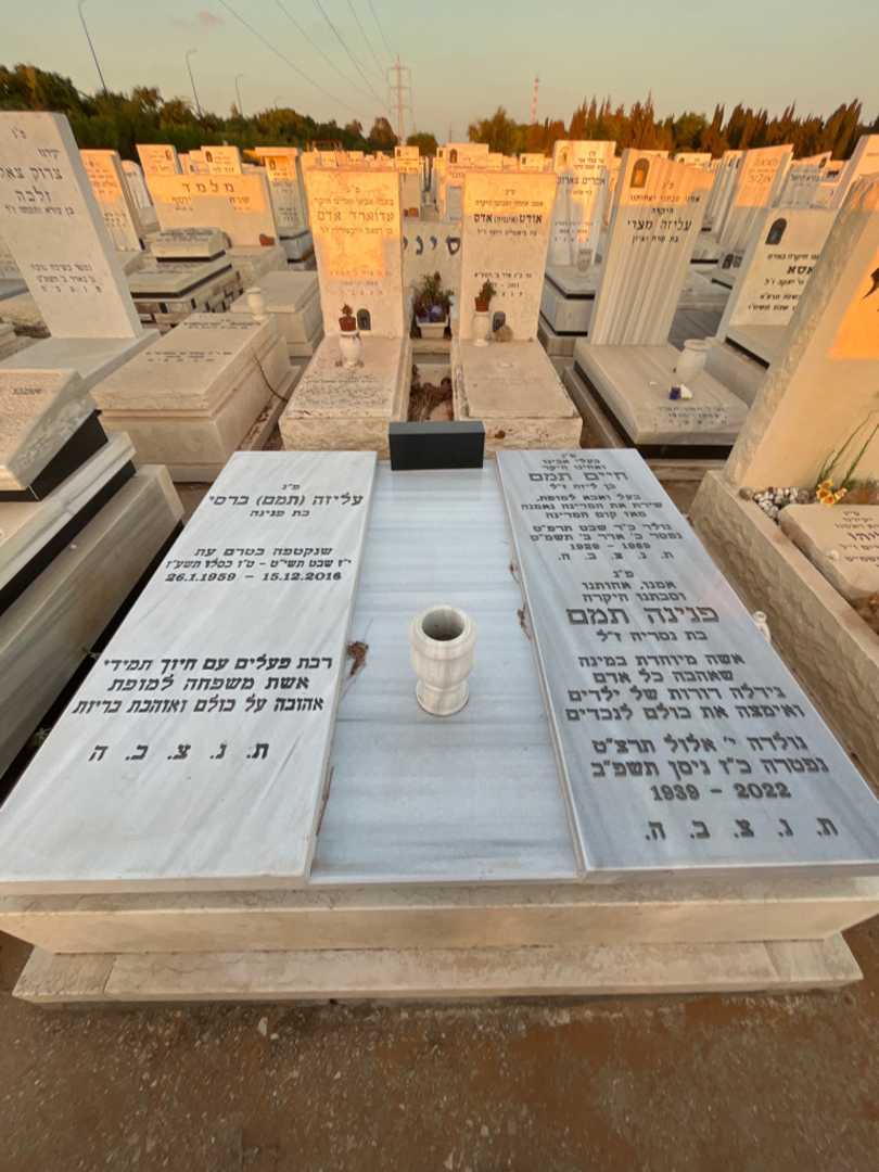 קברו של פנינה תמם. תמונה 2