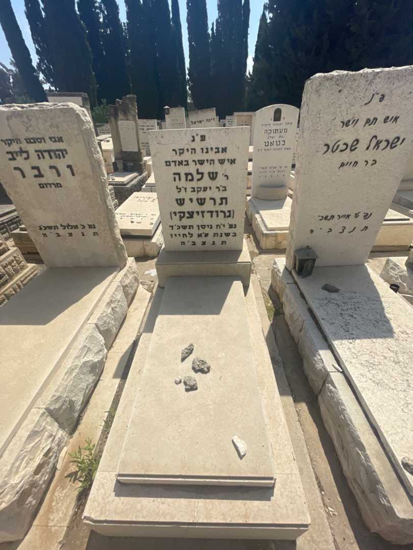 קברו של Rabbi שלמה תרשיש (גרודזיצקי)