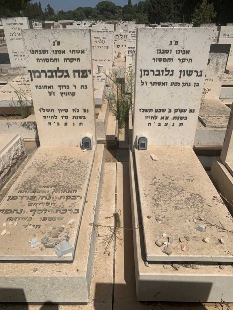 קברו של יפה גלוברמן. תמונה 2