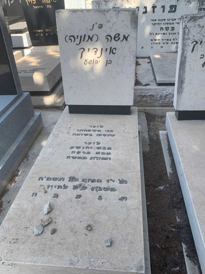 קברו של מאשה אינדיך. תמונה 1