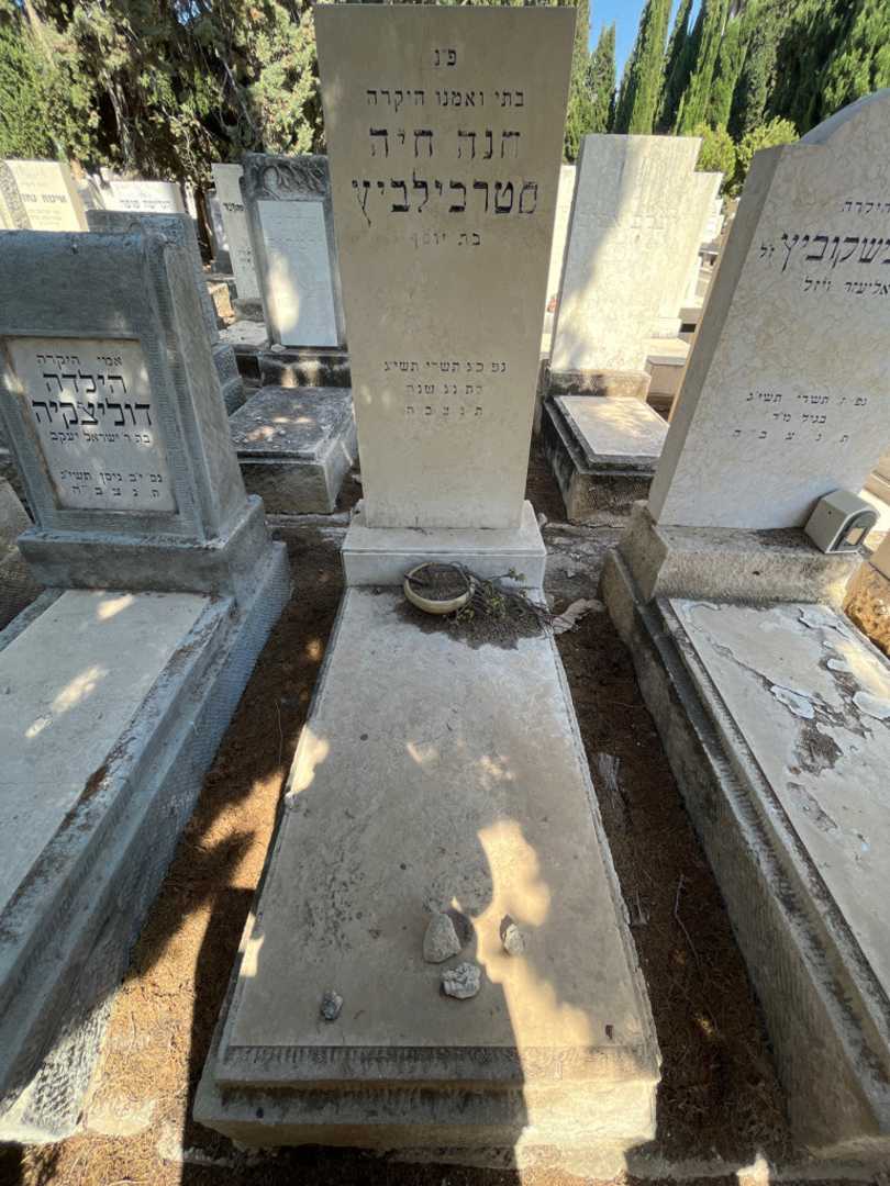קברו של חנה חיה סטרכילביץ