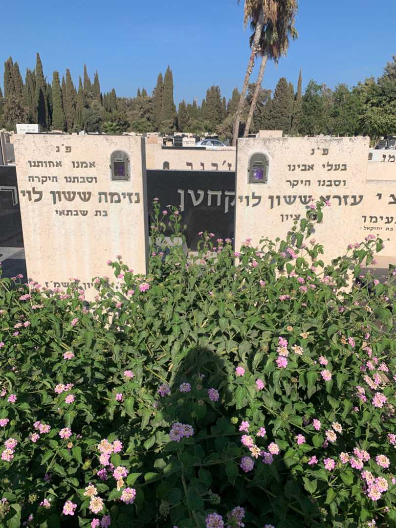 קברו של עזרא ששון לוי. תמונה 1
