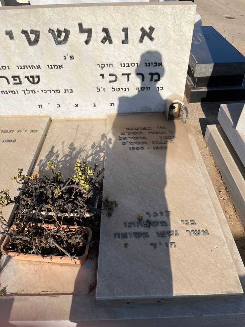 קברו של מרדכי אנגלשטיין. תמונה 2