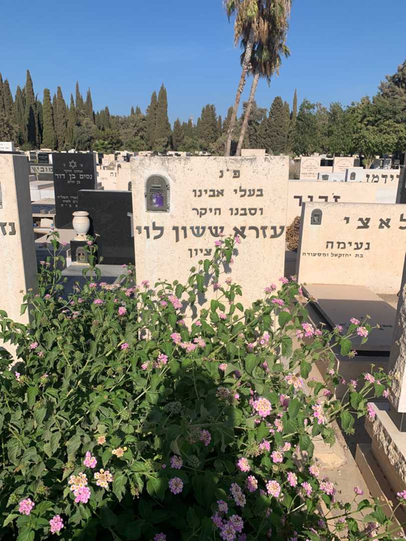 קברו של עזרא ששון לוי. תמונה 2