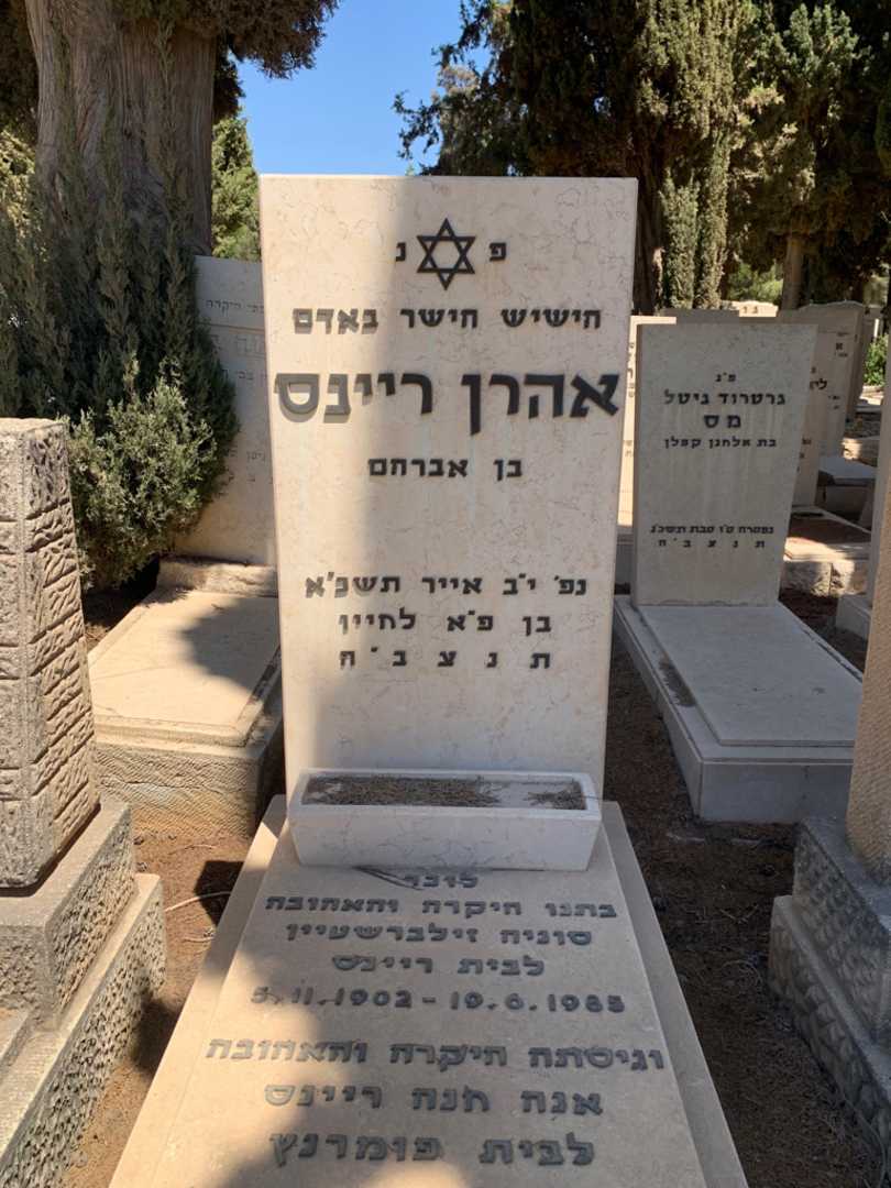 קברו של אנה חנה ריינס. תמונה 1