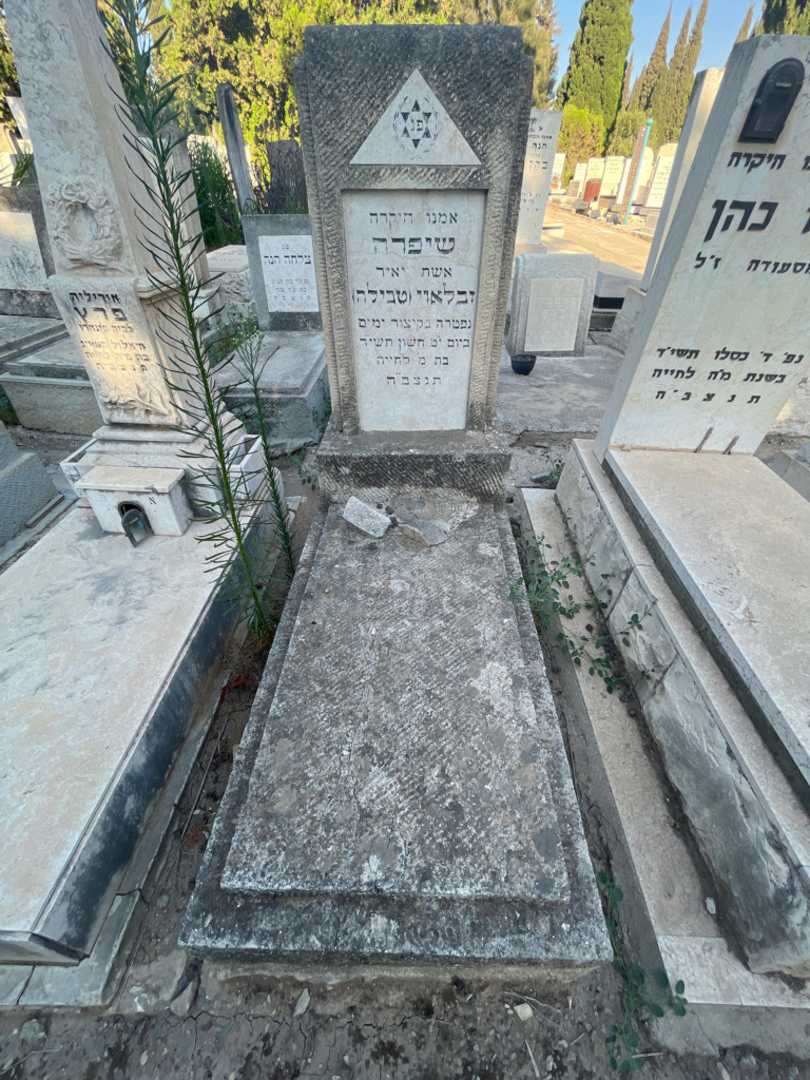 קברו של שיפרה זבלאוי טבילה