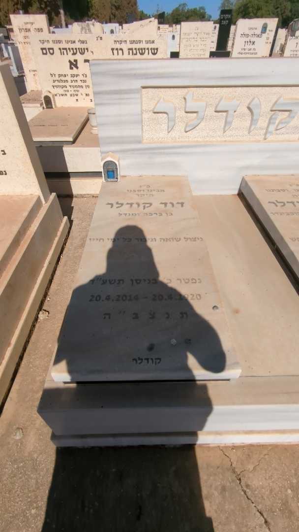 קברו של דוד קודלר. תמונה 1