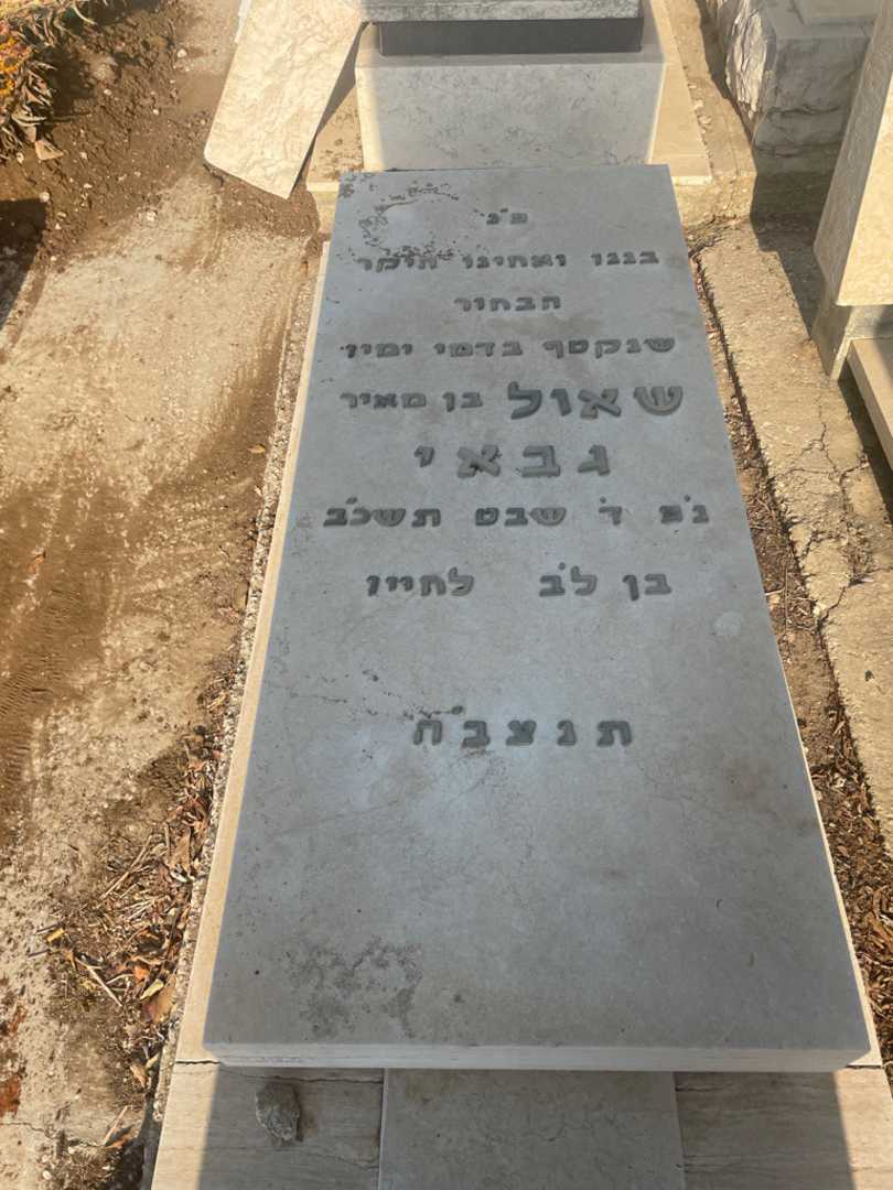 קברו של שאול גבאי
