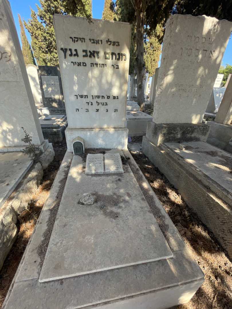 קברו של מנחם זאב גנץ