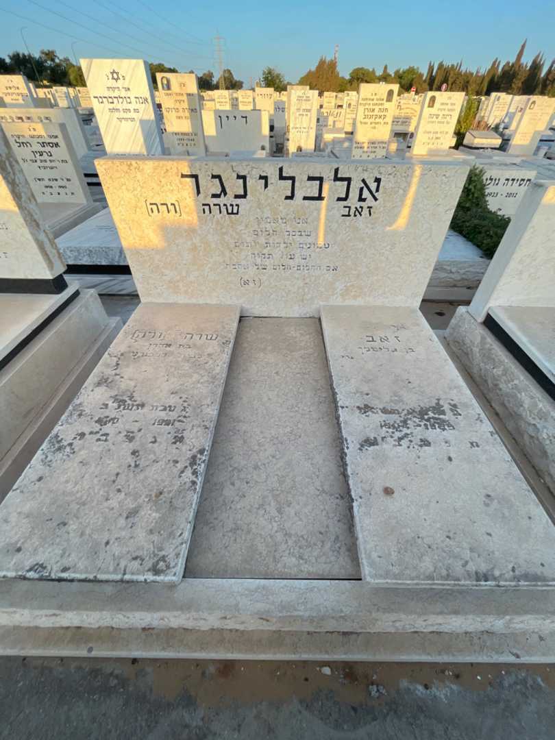 קברו של זאב אלבלינגר. תמונה 2