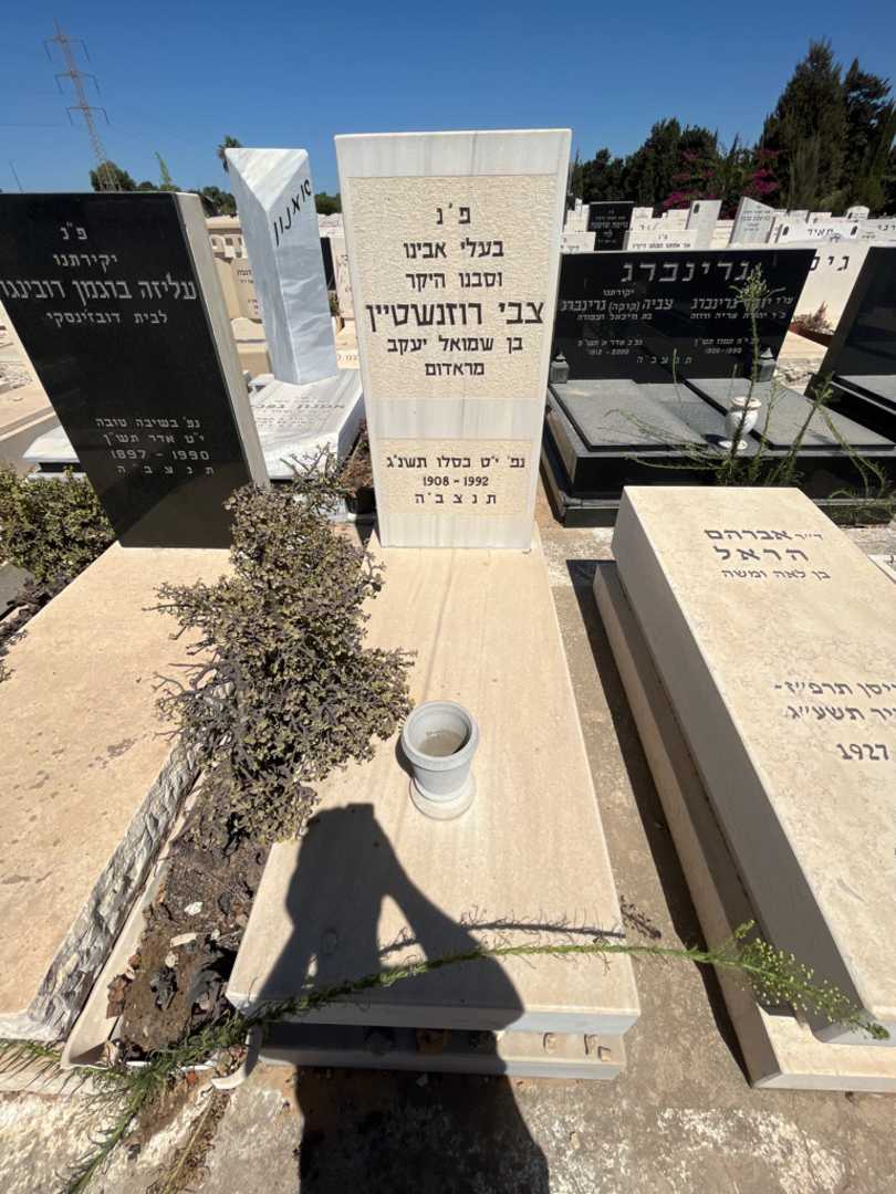 קברו של צבי רוזנשטיין